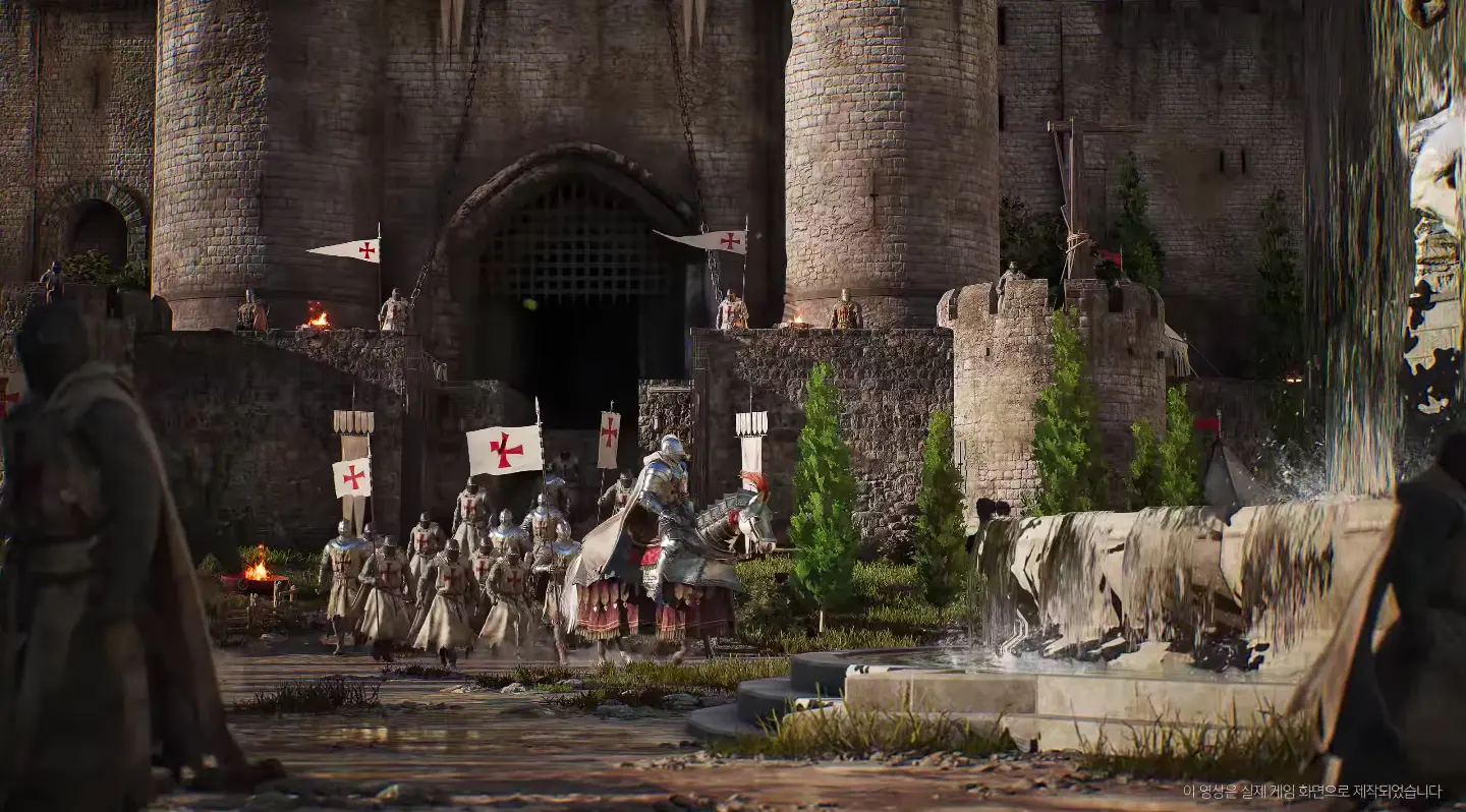 나이트 크로우 게임플레이 장면