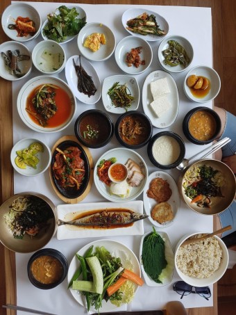 숯불보리굴비정식