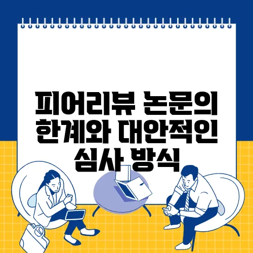 피어리뷰 논문의 한계와 대안적인 심사 방식