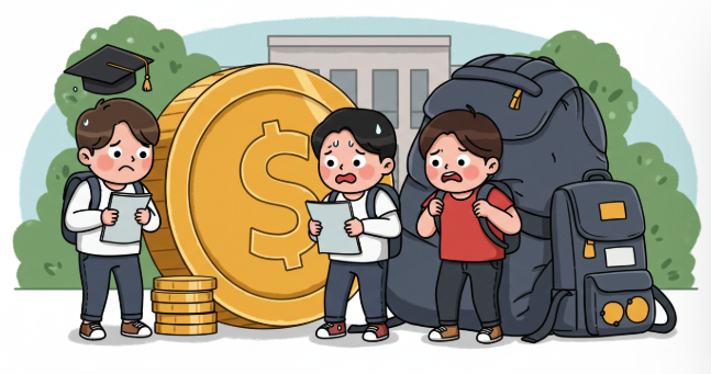 학자금 대출 받은 학생들 사진