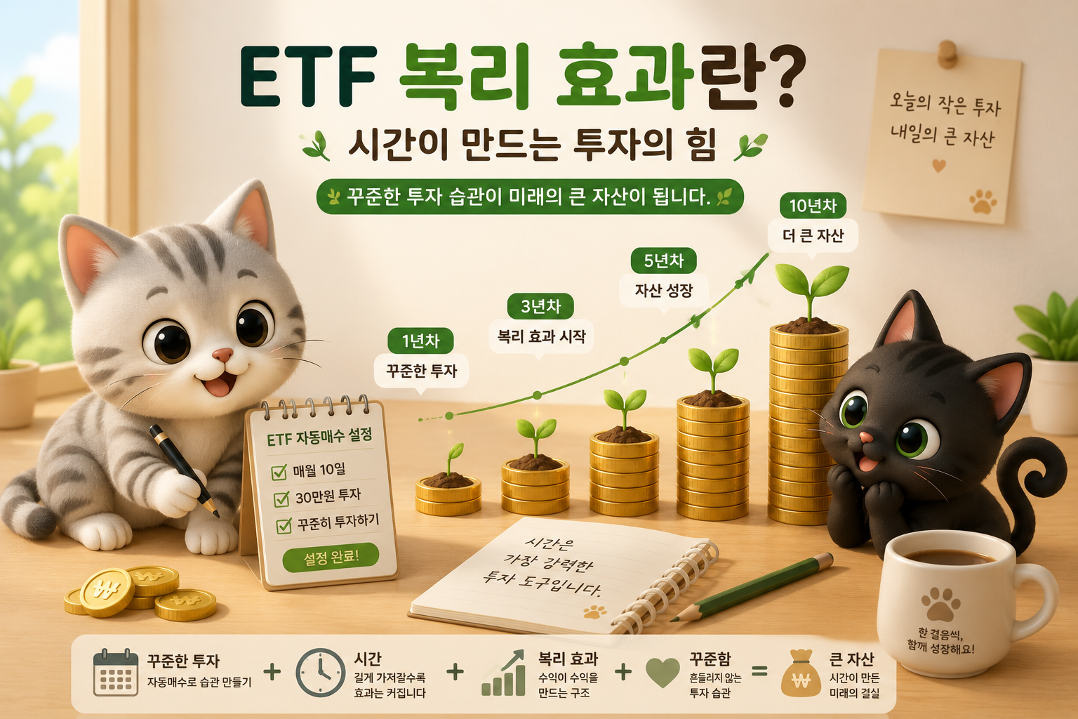 국내 주식 ETF 복리효과 관련 내용