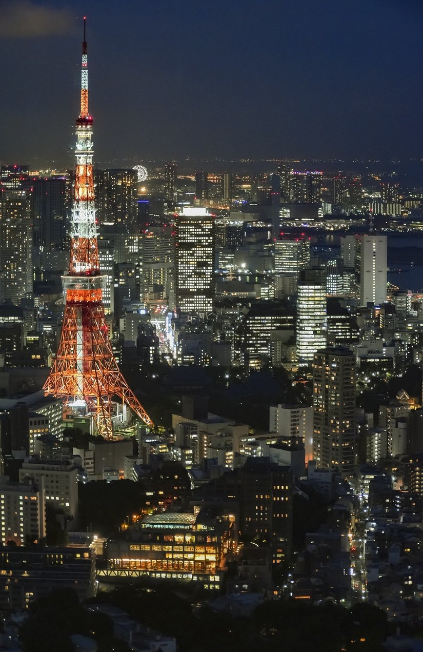 도쿄타워 야경 모습