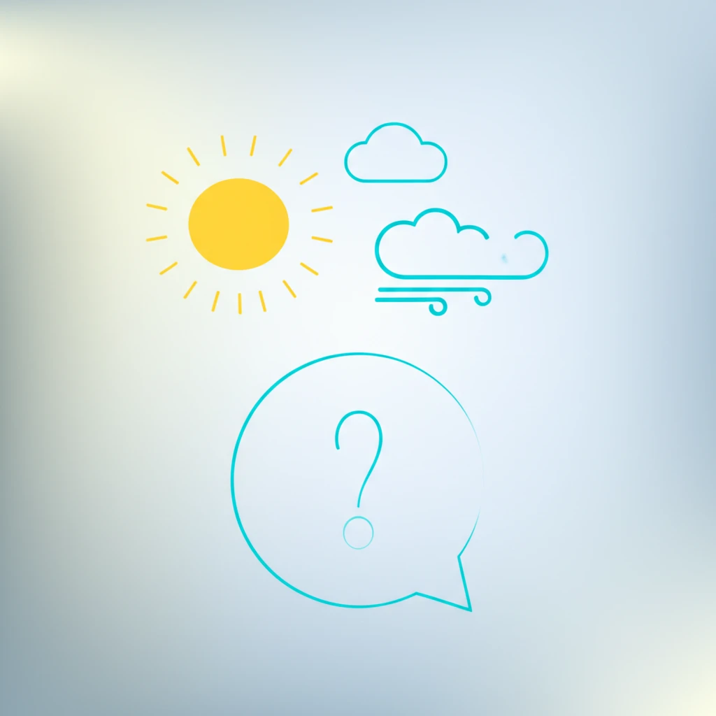 날씨 예보 영어 질문법과 상황별 세련..