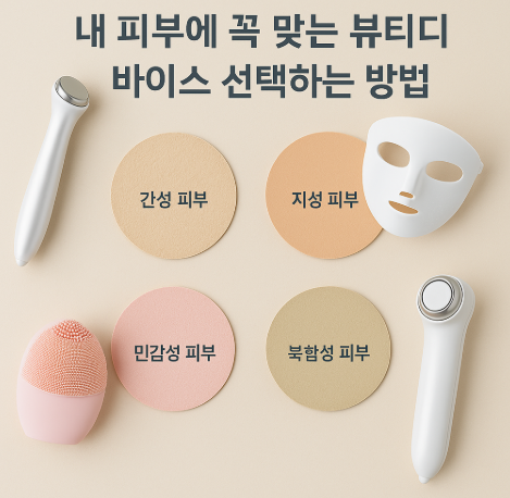 피부 타입별 뷰티 디바이스 추천 사진