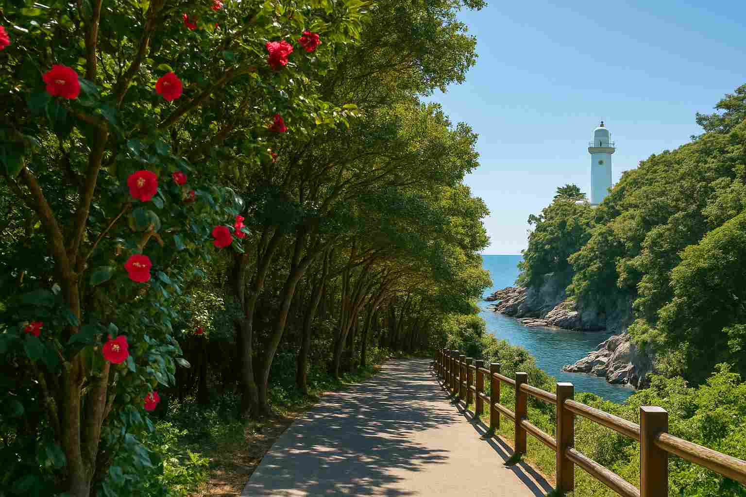 여수 오동도 동백숲길