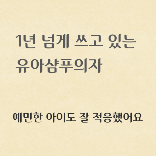 1년 넘게 쓰고 있는 유아샴푸의자 실사용 후기
