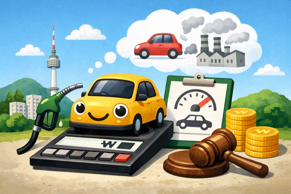 자동차 세금 계산 이해 그림