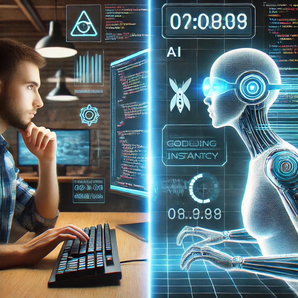 인간개발자와 AI코딩 도구의 성능 테스트 비교 실험