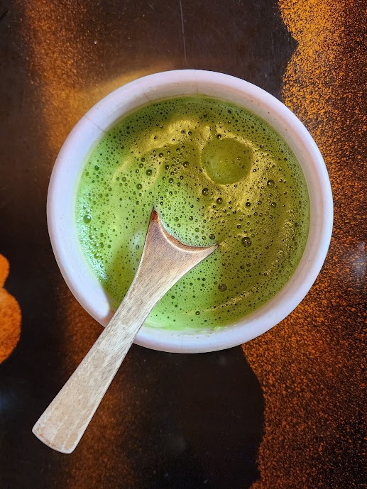 단고세트에 함께 나오는 말차라떼