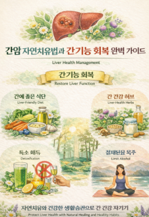 간암 자연치유법과 간 기능 회복
