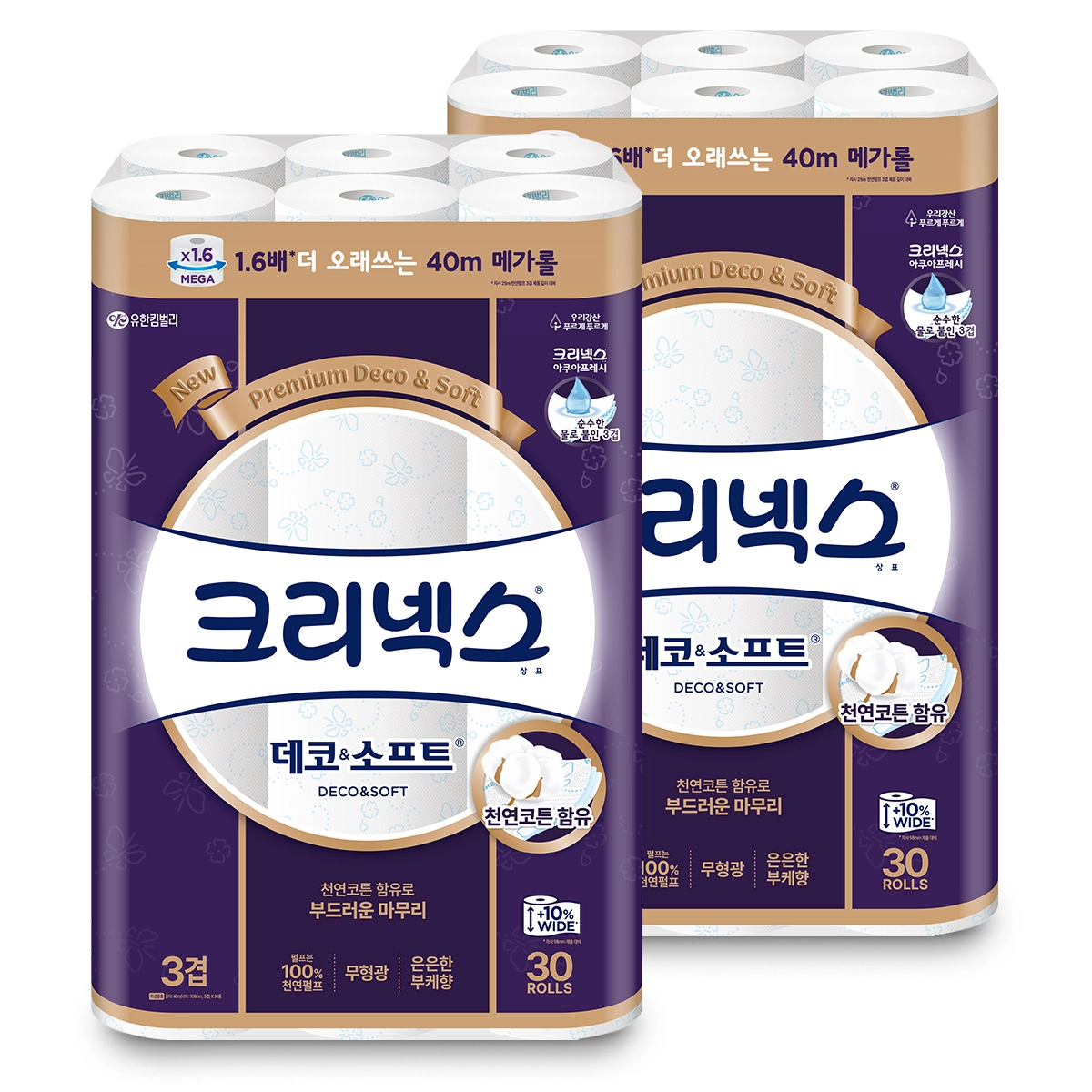 코스트코 할인 놓치지 마세요! 크리넥스 데코&소프트 3겹 화장지 60롤 구성 분석