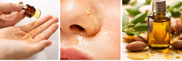 호호바오일 마사지로 모공 청소