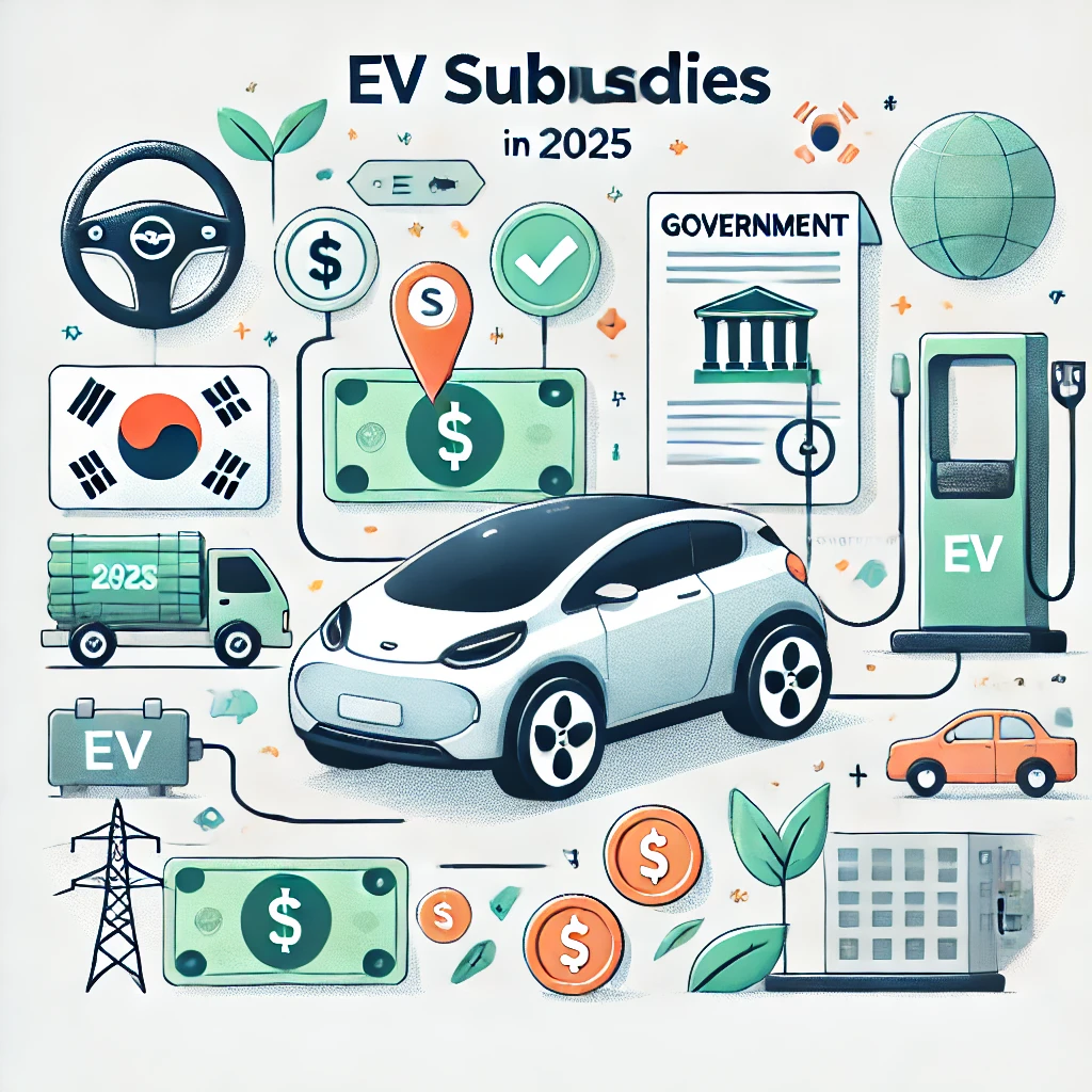 2025년 전기차 보조금 관련 이미지 사진