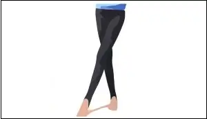 몸에 붙는 옷 입고 있기