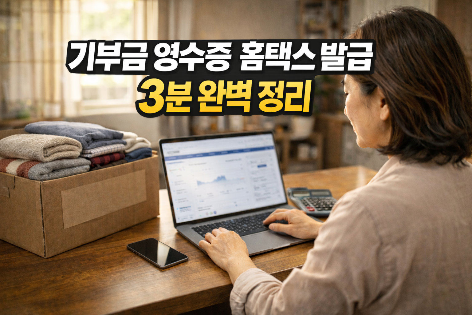 기부금 영수증 홈택스 발급 3분 완벽 정리