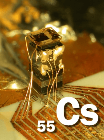 세슘 원소기호 하단 흰글씨 55 CS