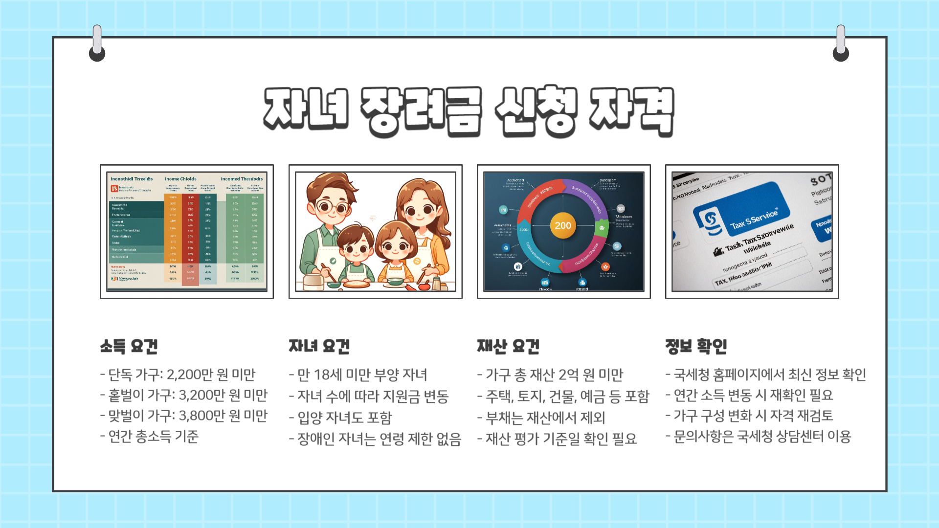 자녀 장려금 신청 방법