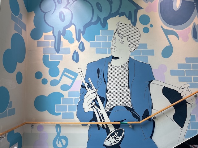 의정부 음악도서관 계단