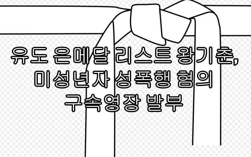 왕기춘 미성년자 성폭행, 구속 & 왕기춘 간지유도관
