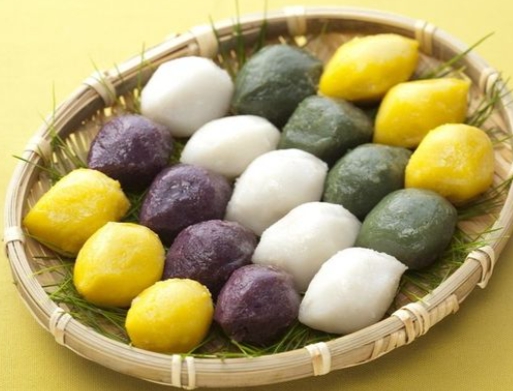 한국의 떡 종류 봉치떡-송편