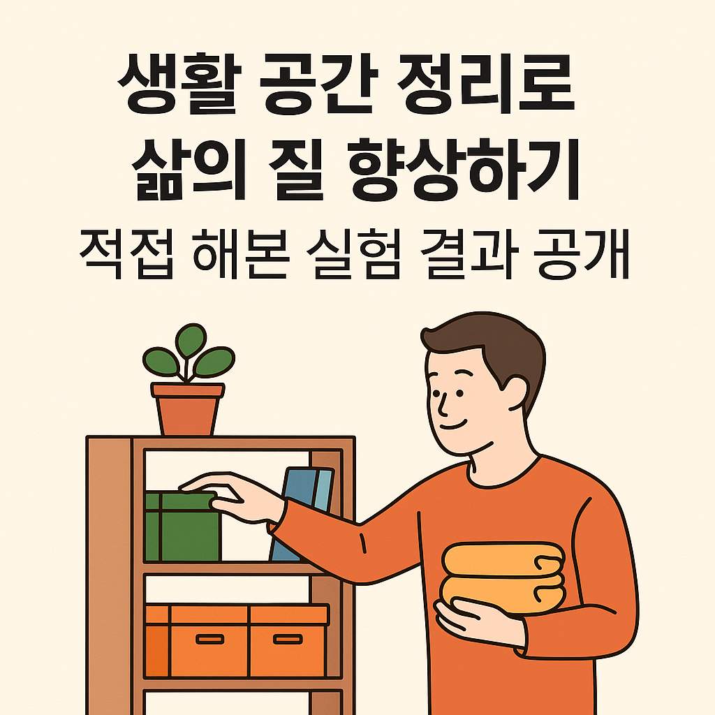 생활 공간 정리로 삶의 질 향상하기