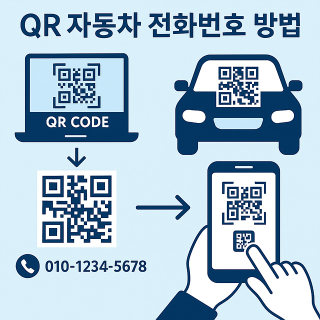 QR 자동차 전화번호 변경 방법