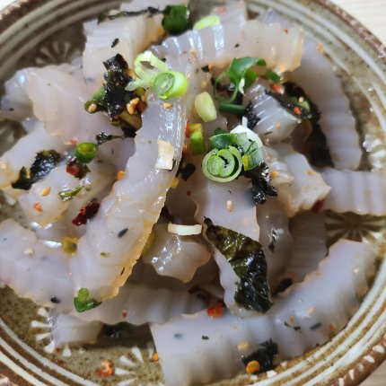 올갱이묵-무침-만들기