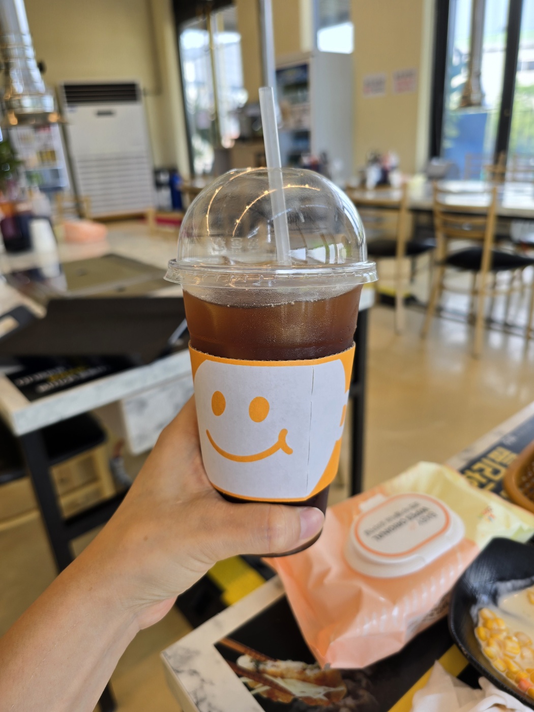 아메리카노가 고소하고 맛있었어요