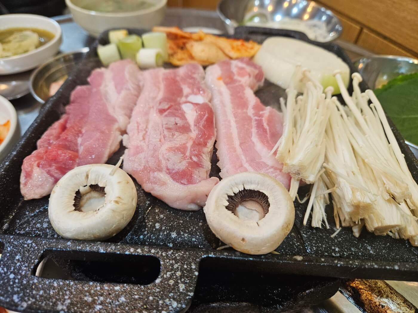 이정래식당 당동점 고기 사진