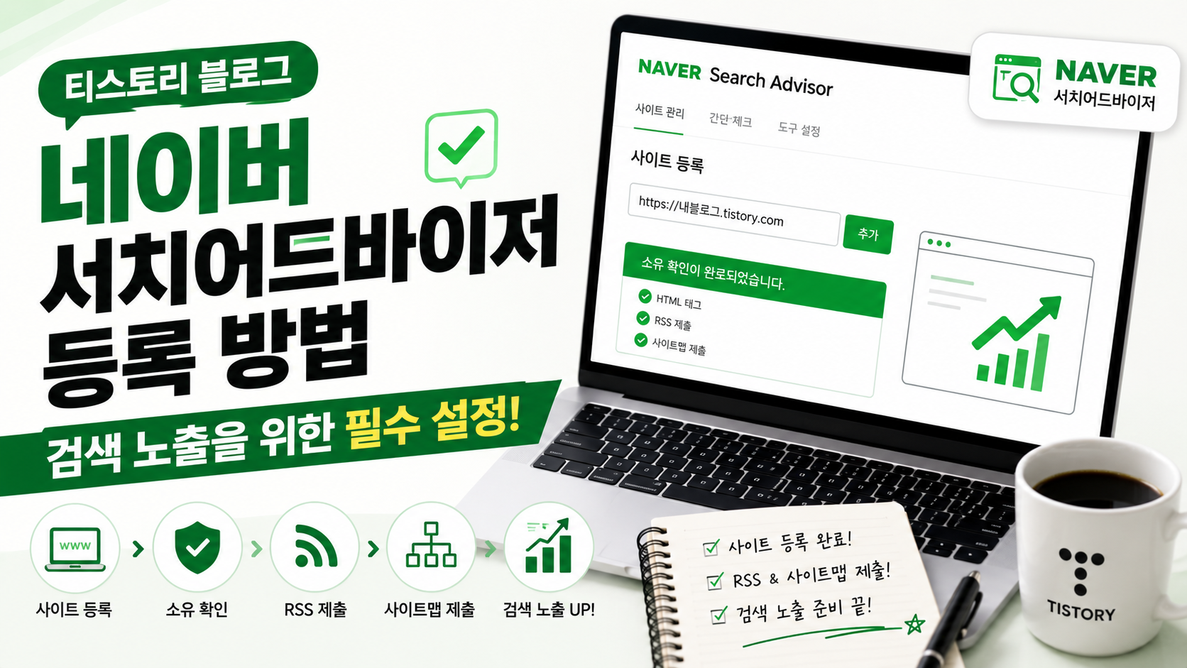 네이버 서치어드바이저 등록 방법? 티스토리 블로그 검색 노출을 위한 필수 설정