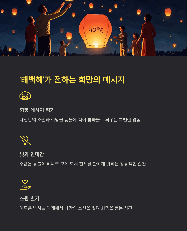 '태백해'가 전하는 희망의 메시지