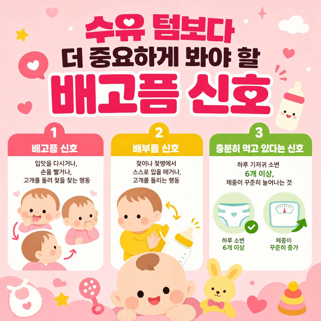 신생아 배고픔신호