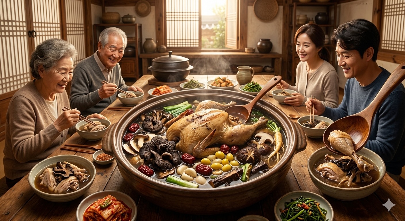 능이버섯 닭 백숙