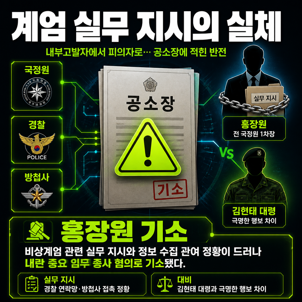 계엄 실무 지시의 실체