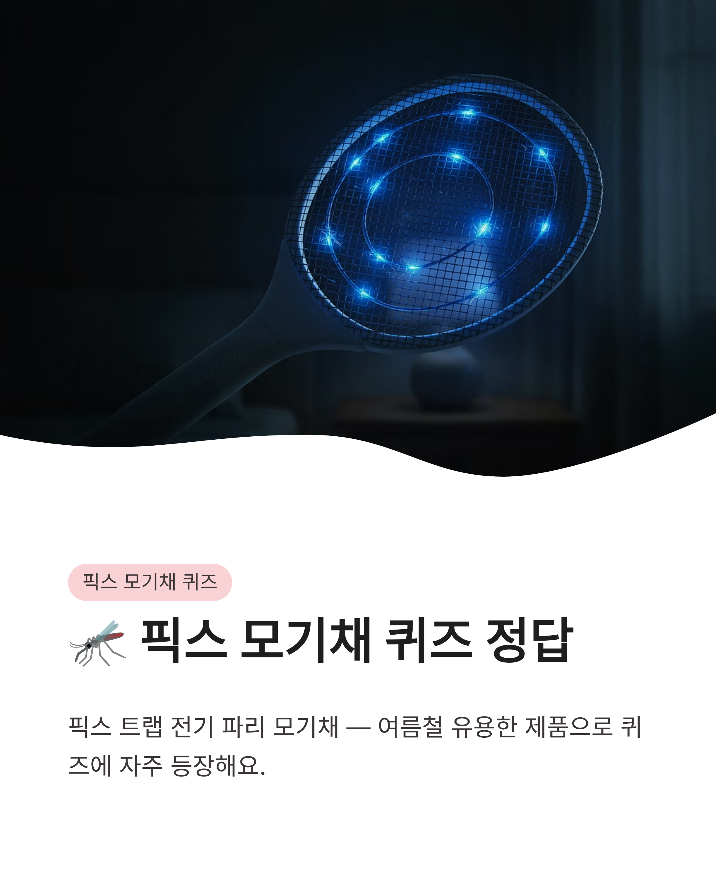 8월 17일 캐시워크 퀴즈정답완벽정리!! CJ더마켓&middot;픽스모기채 정답 한눈에 보기