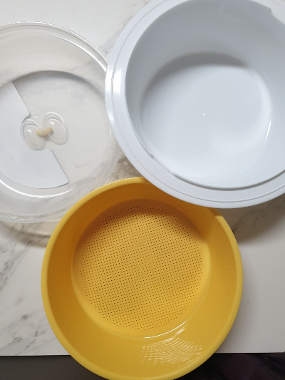 다이소 전자레인지 찜기