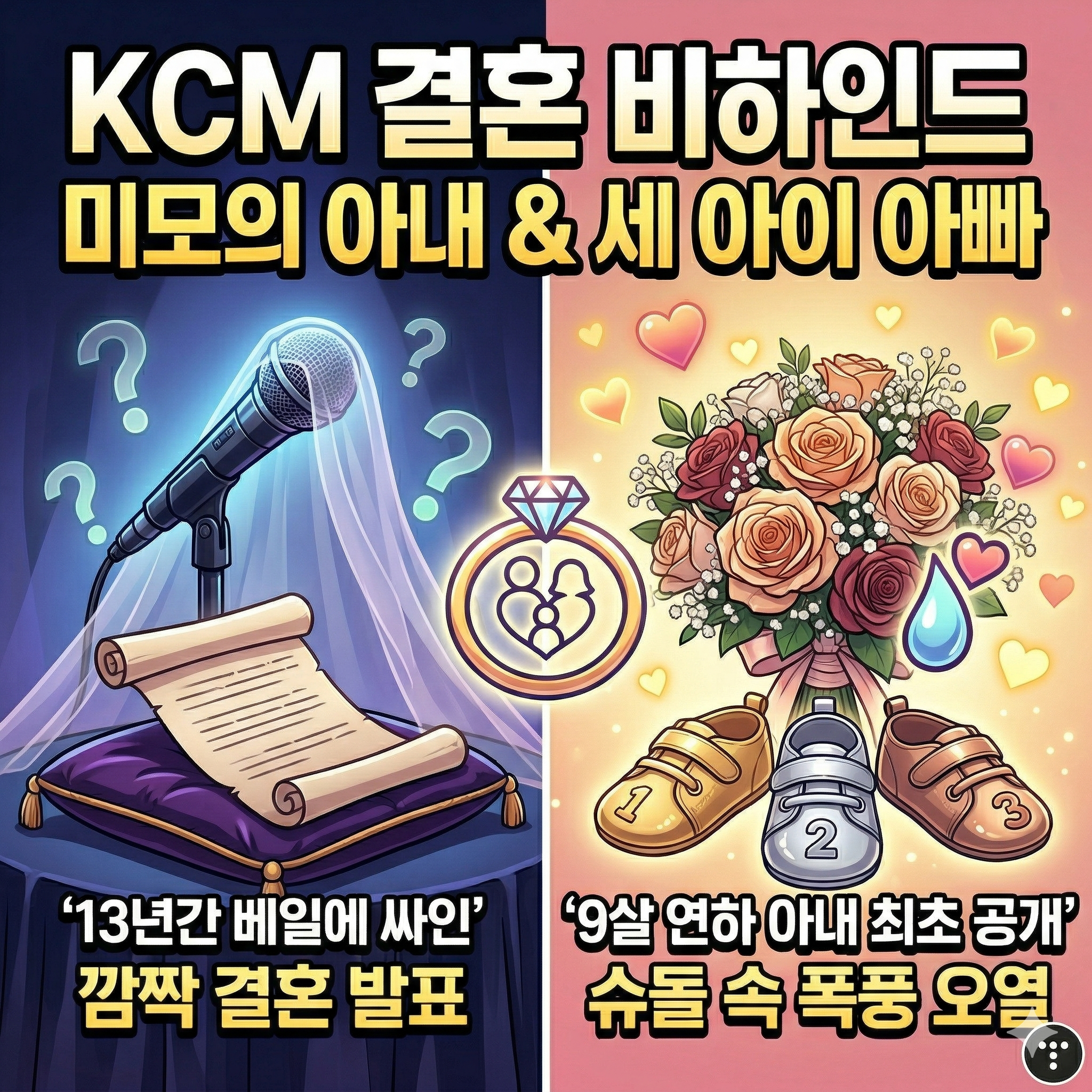KCM 결혼 비하인드 스토리와 베일에 싸인 아내에 대한 모든 것