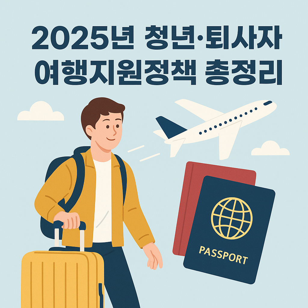 청년·퇴사자 여행지원정책 총정리