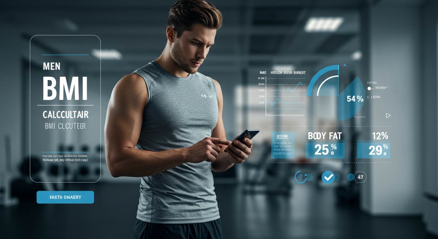 남자 비만도 계산기(남자, 여자, 연령대별 계산)