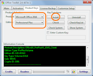 선택 후 인스톨