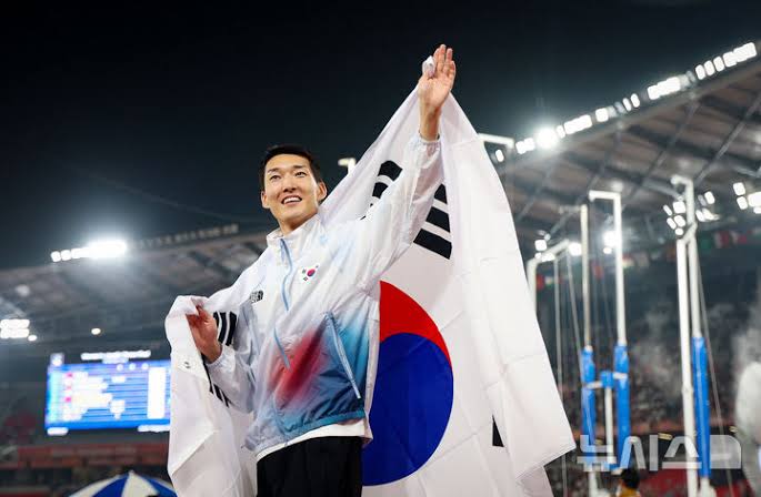 우상혁 높이뛰기 동메달
