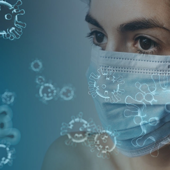 여자가-마스크-쓴-사진