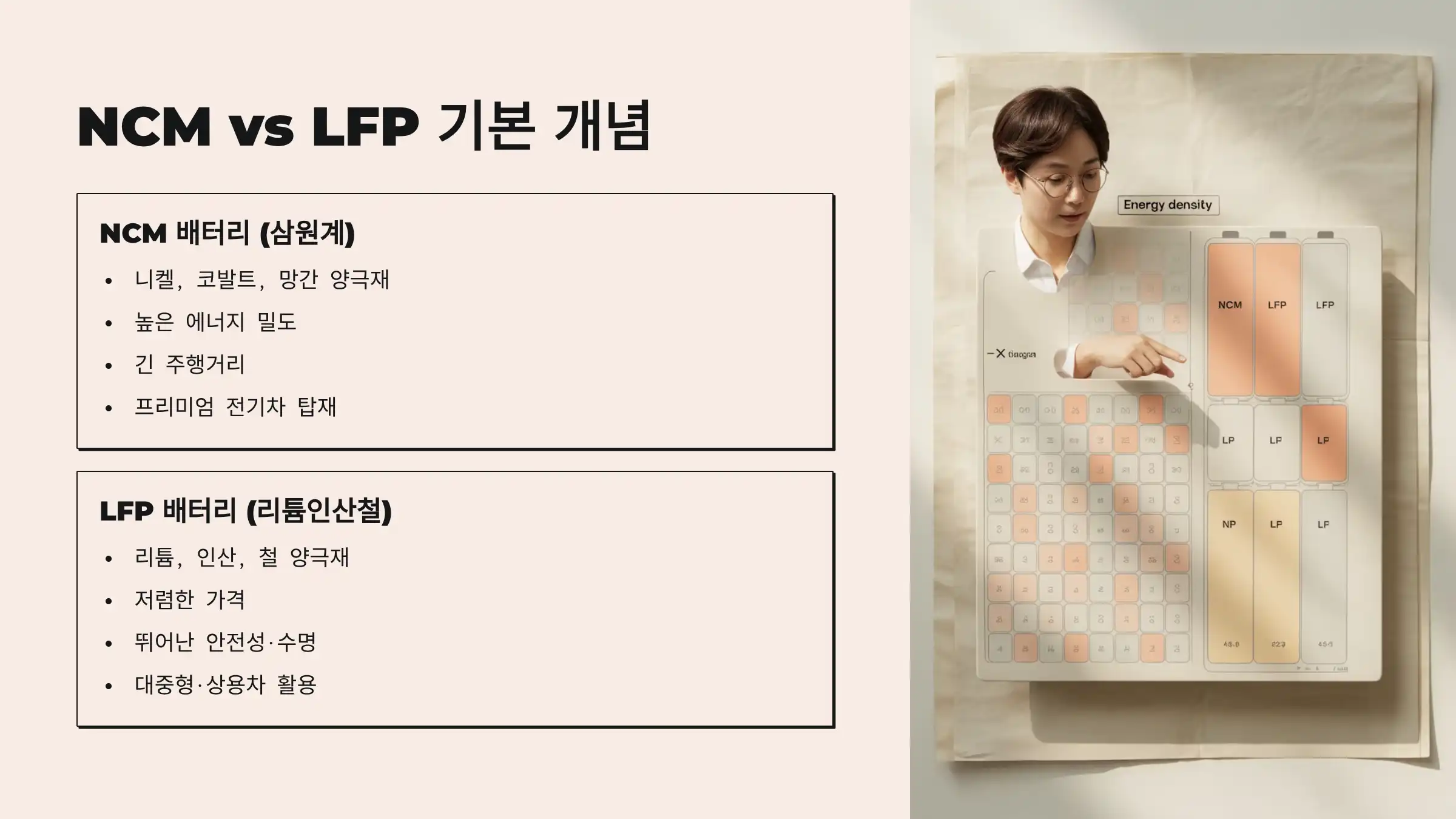 NCM vs LFP 기본 개념