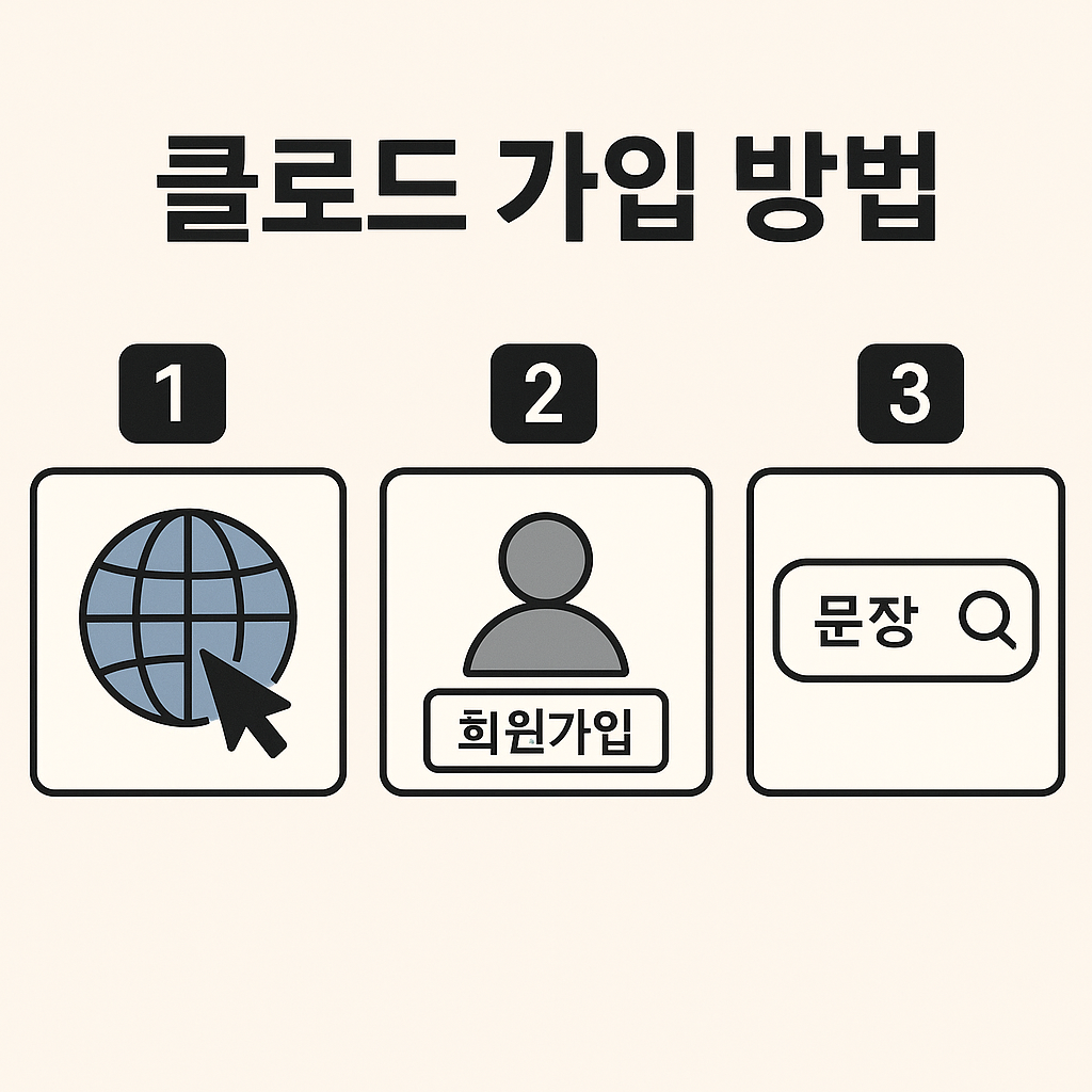 클로드 가입방법