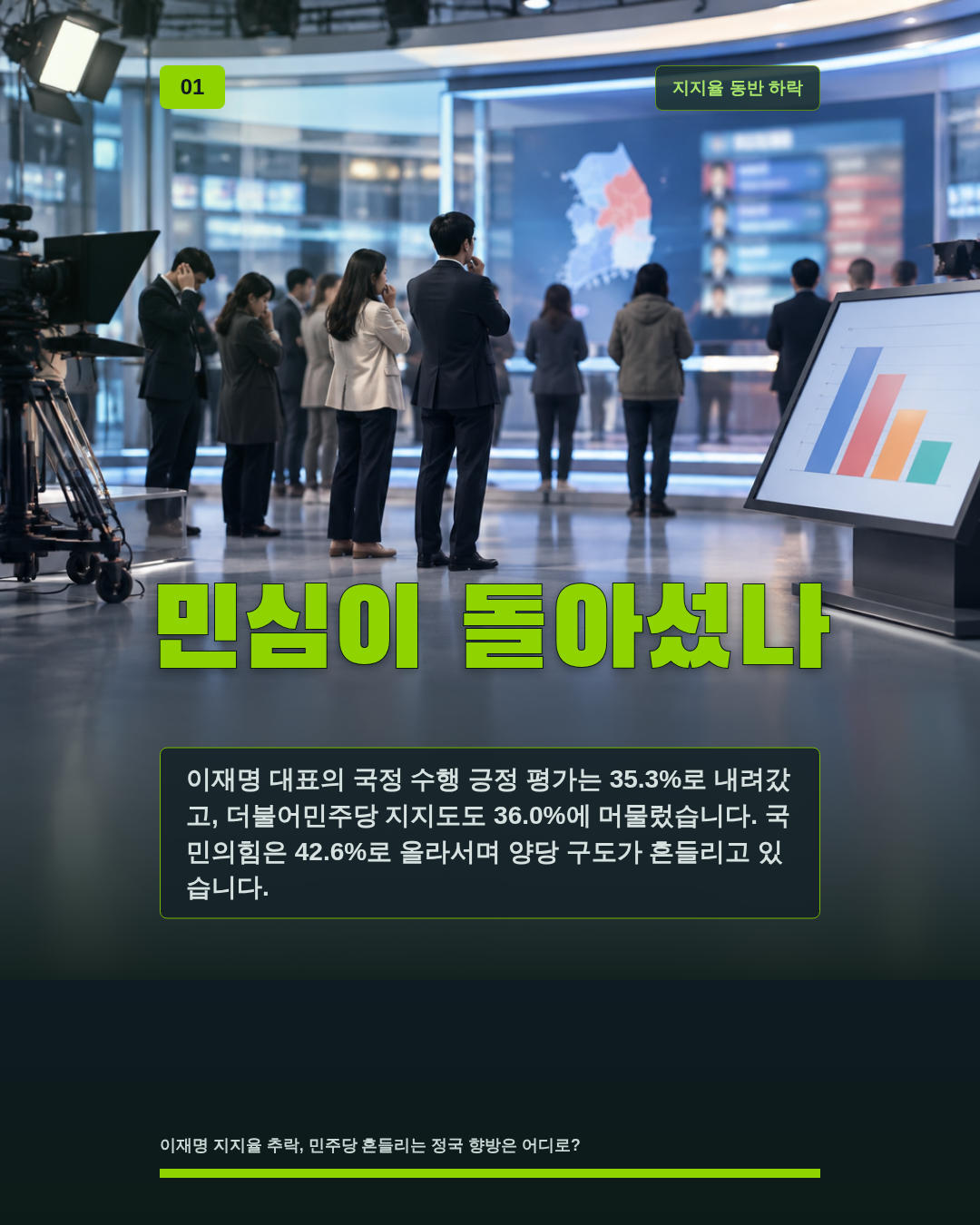 민심이 돌아섰나