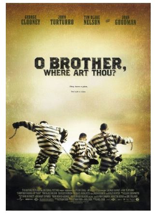 코엔 형제 감독의 영화 오 형제여, 어딨는가? 포스터.