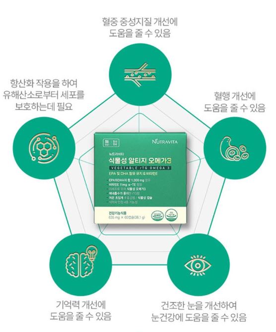 뉴트라비타 식물성 알티지 오메가3