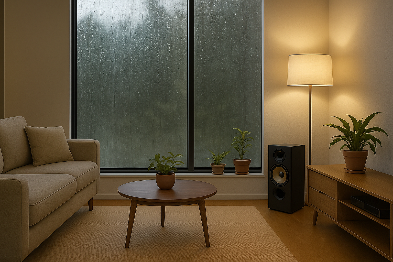 비오는 날의 무드 인테리어