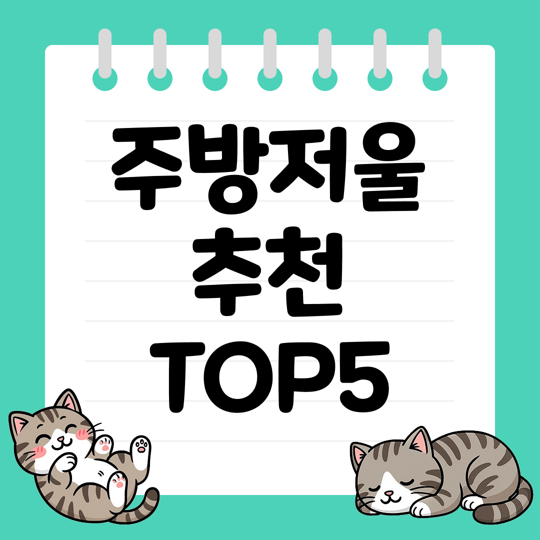 정확한 계량을 위한 주방저울 추천 TOP5