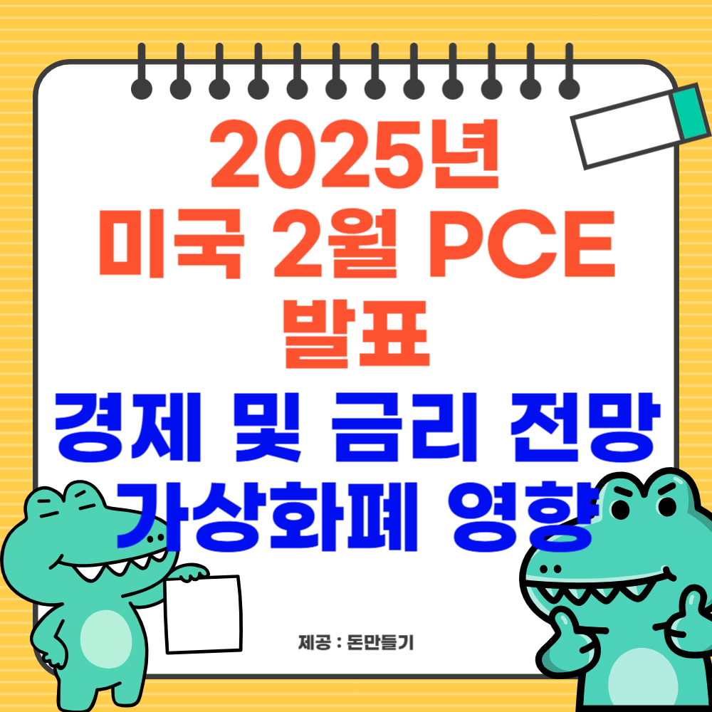 2025년 미국 2월 PCE 발표, 경제, 금리, 가상화폐 전망